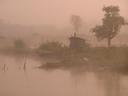 We started early the next morning, heading through the mist towards the Chinese border 10km. away.